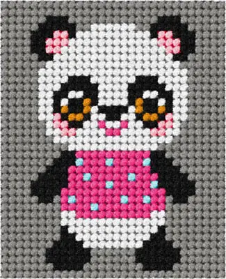 Zestaw do haftu gobelinowego obrazek – Panda | Promocja