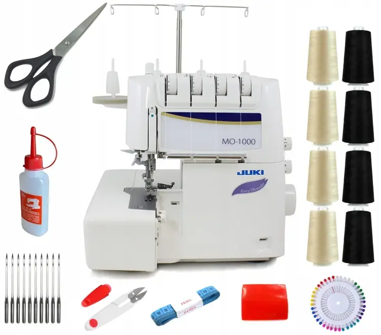 Najwyższa jakość | Owerlok overlock maszyna do szycia JUKI MO-1000 + GRATISY