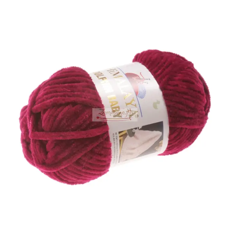 Włóczka Himalaya Dolphin Baby Pluszowa 80322 Bordo | Superoferta