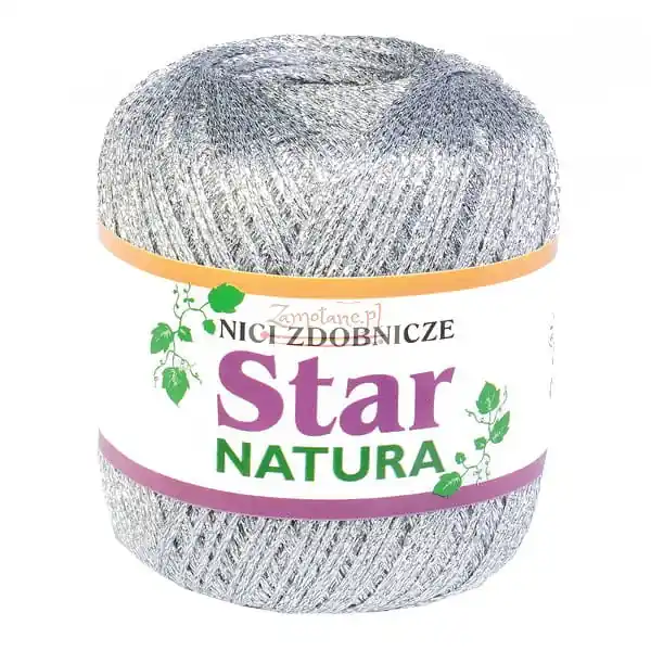 Top oferta - Przędza Dekoracyjna Star kol. Srebrny