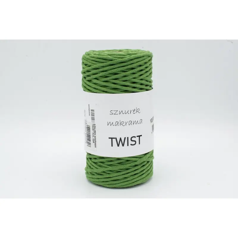 Skorzystaj teraz | SZNUREK DO MAKRAMY TWIST 026 ZIELONY