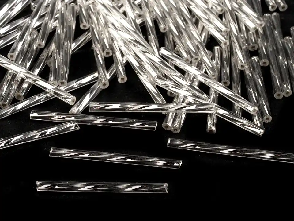 Bestseller - Rokail - koraliki szklane Preciosa 20mm rureczki skręcane