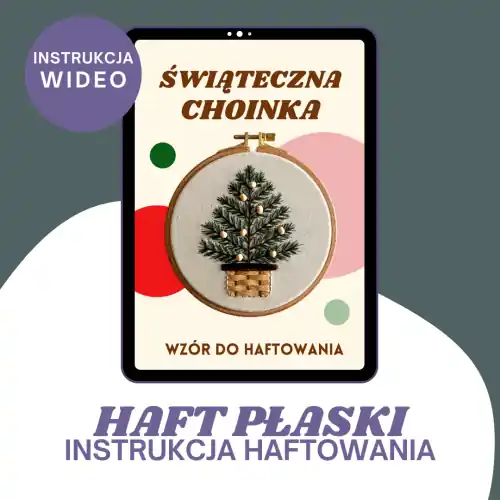 ŚWIĄTECZNA CHOINKA - instrukcja haftowania, ebook PDF - Ulubieniec klientów