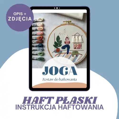 Produkt wysokiej jakości - JOGA - instrukcja haftowania, ebook PDF