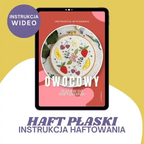 OWOCOWY wzór - instrukcja haftowania, ebook PDF - Końcówka zapasów