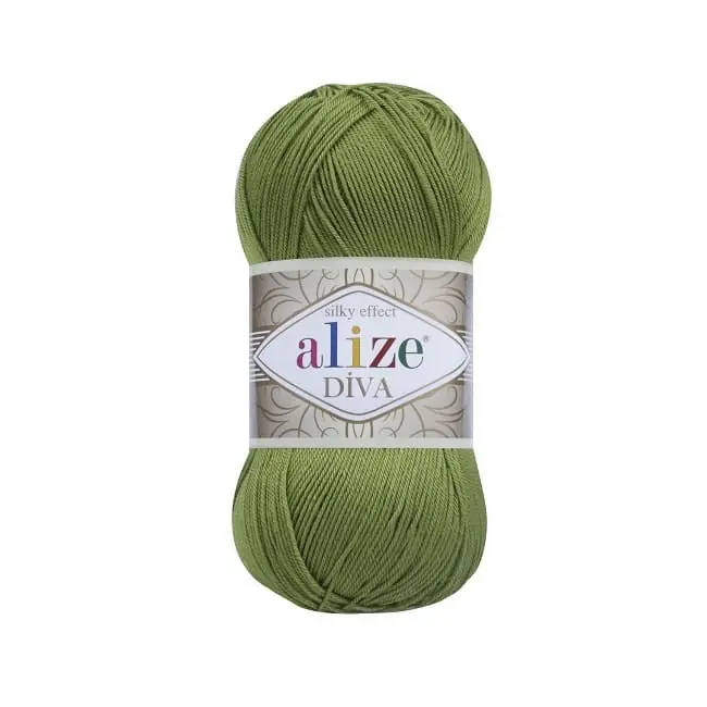 Nowy produkt - Diva Nr 210 zielony - efekt jedwabiu