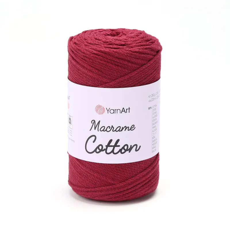 Hit cenowy - Macrame cotton nr 781 bordowy