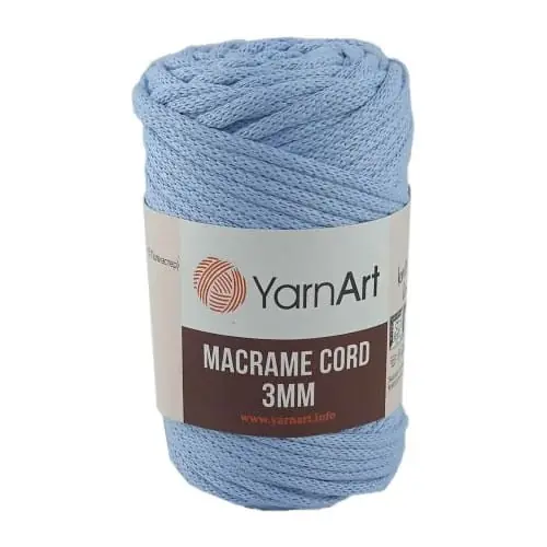 Nie zwlekaj | Sznurek Macrame Cord 3 mm kolor 760 błękit