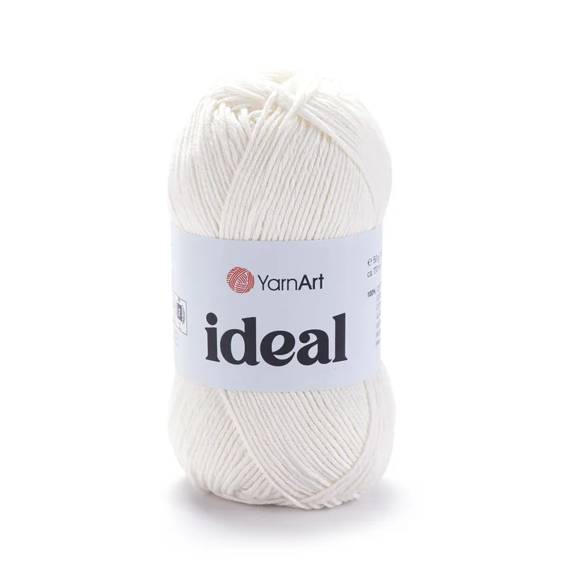 Bardzo popularny produkt | Ideal 222 ecru - włóczka bawełniana YarnArt