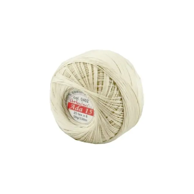 Ada 15 kolor 402 naturalny - kordonek bawełniany | Świetna oferta