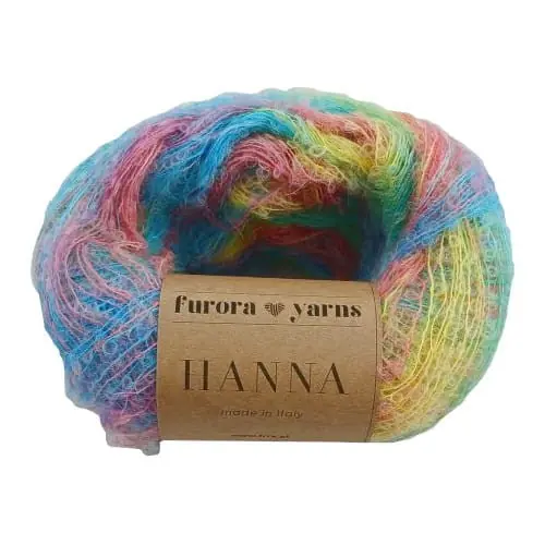 Na stanie | Hanna Furora Yarns włóczka Boucle MULTI
