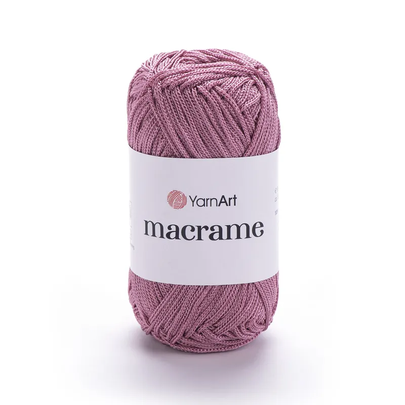 Macrame - sznurek poliestrowy 141 brudny róż - YarnArt | Zostało niewiele