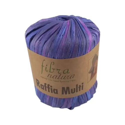 Dodatkowy rabat | Raffia Multi Fibra Natura 06 fioletowy mix 40g/80m