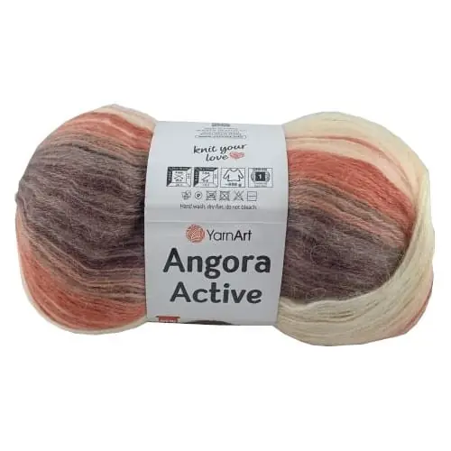 Angora Active YarnArt - 851 kremowy-rudy-brąz - Popularny produkt