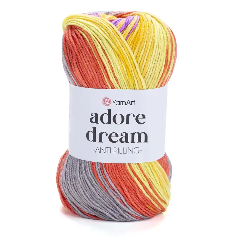 Adore Dream - Anti Pilling 1060 żółty-różowy-szary - Bezpośrednio od producenta