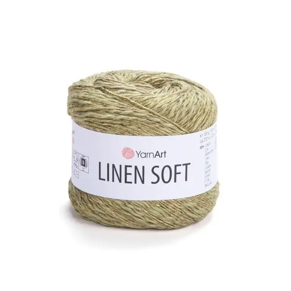 Zostało niewiele - Linen Soft 7313 OLIWKA YarnArt 100 g
