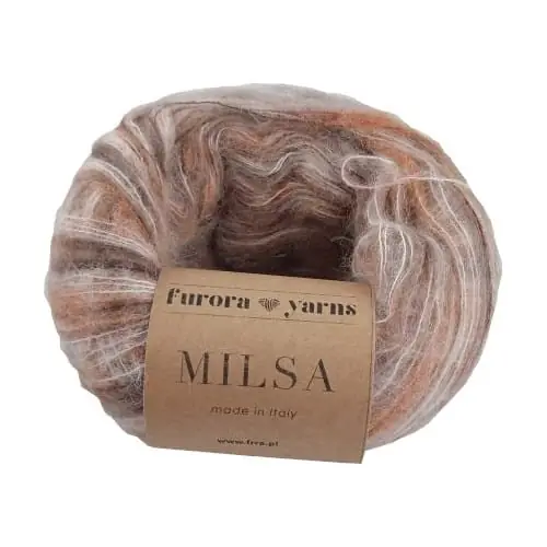 Milsa Furora Yarns - LOVE włóczka - mgiełka z alpaką - Najwyższa jakość
