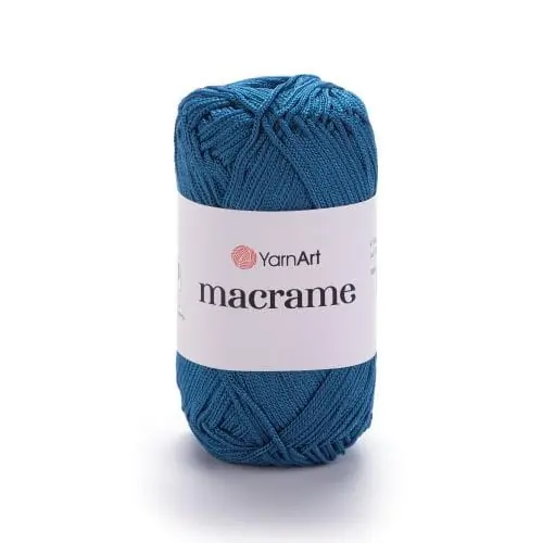 Hit | Macrame - sznurek poliestrowy 169 jeans - YarnArt