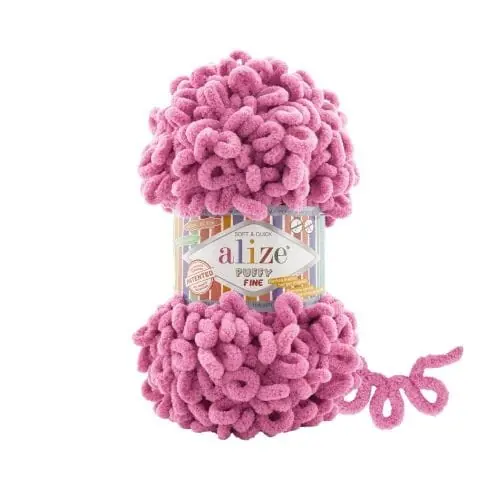 Puffy FINE 178 ciemny różowy - Okazja
