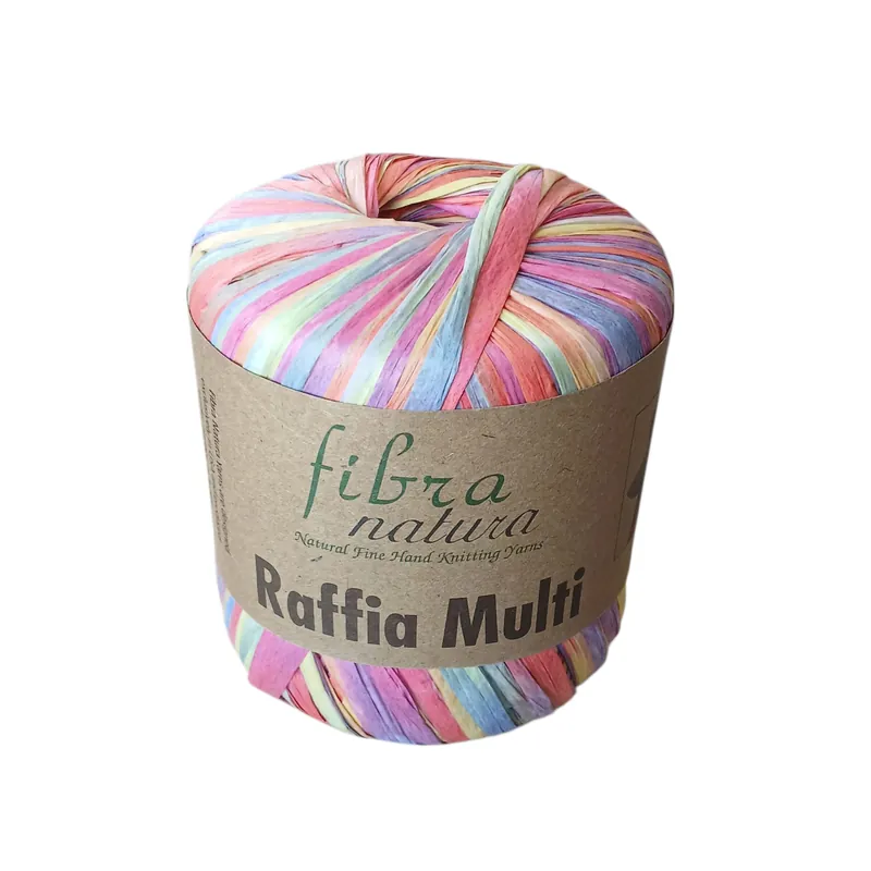 Cena producenta | Raffia Multi Fibra Natura 01 multikolor 40g/80m