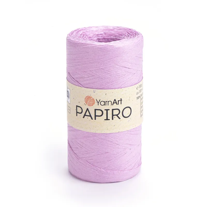 Bardzo popularny produkt - Papiro - 1308 Lawenda YarnArt Rafia papierowa 100g