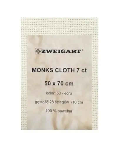 Monks Cloth 7ct Zweigart 50x70 cm | Wielka wyprzedaż