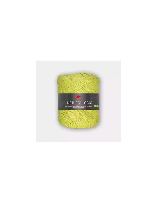 Darmowy zwrot | Włóczka Natural Logic limonka