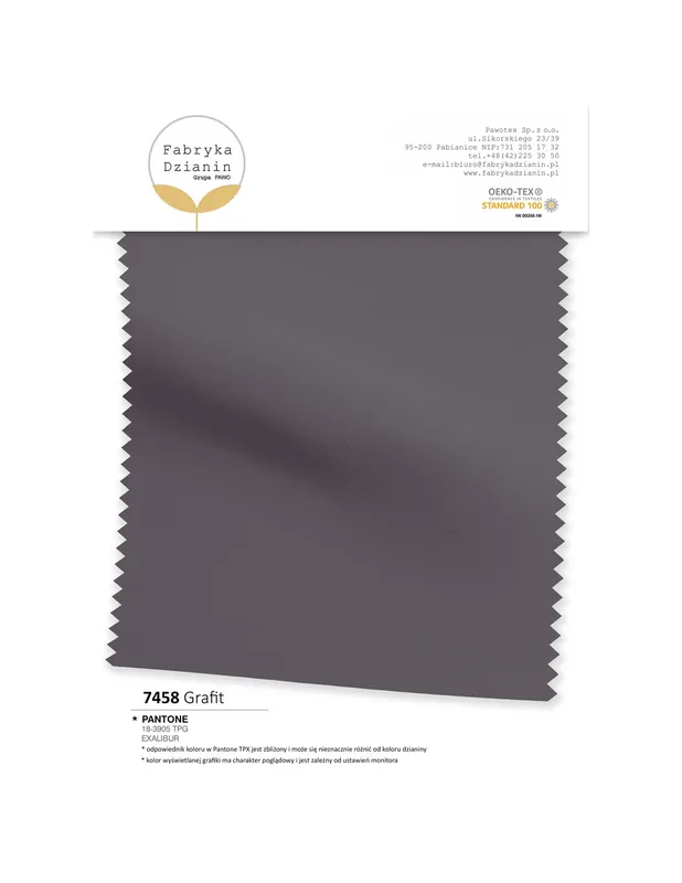 Premium | Dresówka Plater drapana D35 Grafit 7458