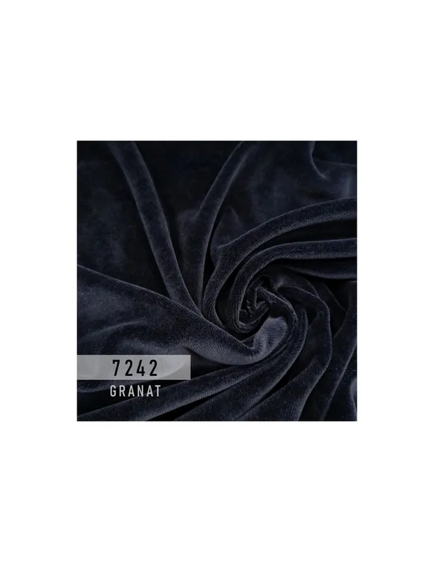 Okazja - Welur Granat 7242