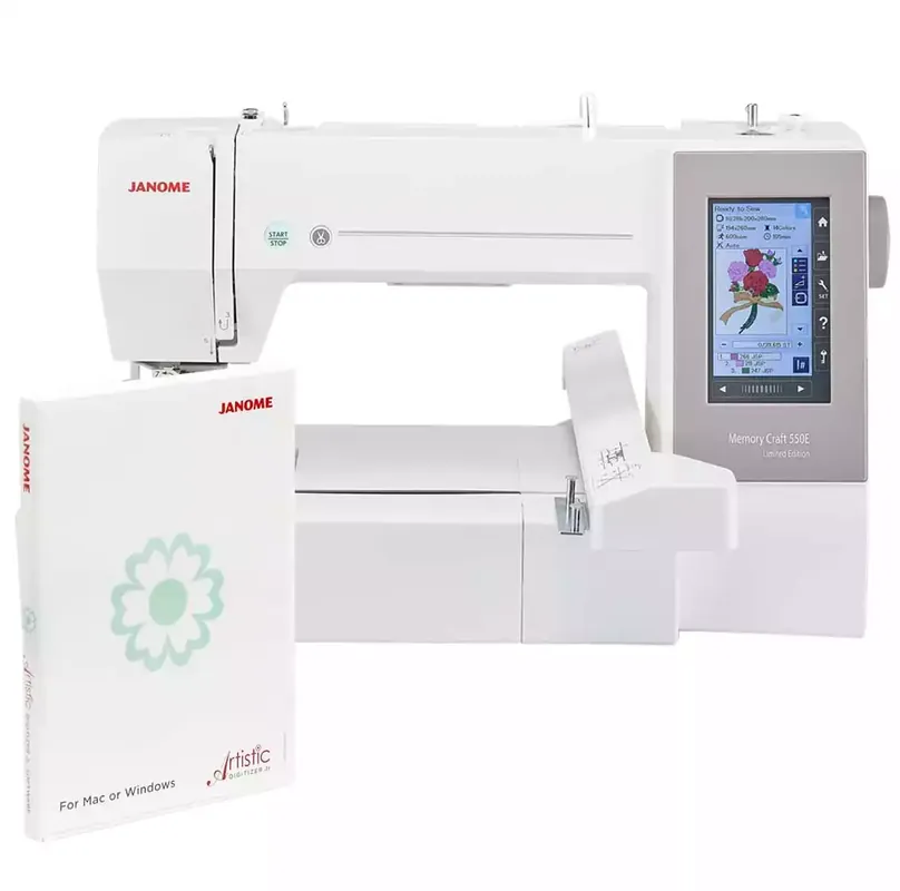 Świetna oferta - Hafciarka Janome MC550E LE + KURS obsługi + program